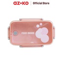 AZKO Ataru 900 ml Wadah Makanan Simple Clip - Pink