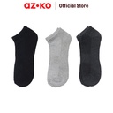 AZKO Ataru Set 3 Pasang Kaos Kaki Pria Ankle Basic