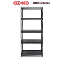 AZKO Tactix 80x30.5x175 Cm Rak Besi 5 Tingkat - Hitam