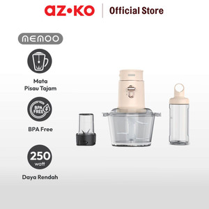 AZKO Memoo Mini Chopper Multifunction 3 In 1 - Krem