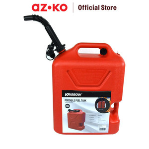 AZKO Krisbow Jerigen Bensin Plastik 20 Ltr - Merah
