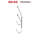 AZKO Stora Bath Gantungan Dinding Stainless Steel Bentuk Y 3 Kait