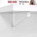 AZKO Masterspace 17 Cm Bracket Rak Dinding Industrial - Putih