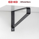 AZKO Masterspace 17 Cm Bracket Rak Dinding Industrial - Hitam