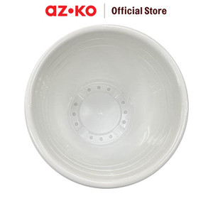 AZKO Clover 41 Cm Pot Tanaman Round Basic - Putih