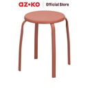 AZKO Soleil Bangku Metal - Merah Terracota