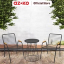 AZKO Soleil Othello Meja Teras Steel - Hitam