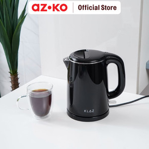 AZKO Klaz 1 Ltr Teko Listrik Double Wall - Hitam