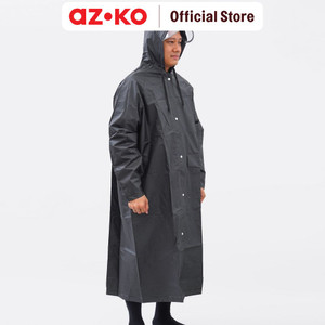 AZKO Ataru Jas Hujan Panjang Pvc - Hitam