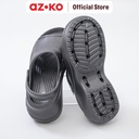 AZKO Ataru Ukuran 40-41 Sandal Wanita Clogs Wedges Sling Back - Hitam