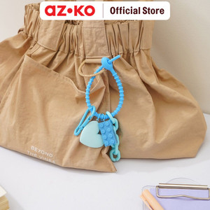 AZKO Ataru Gantungan Kunci Dengan Silicone Heart