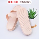 AZKO Ataru Ukuran 41 Sandal Wanita Double Stripe - Pink Nude