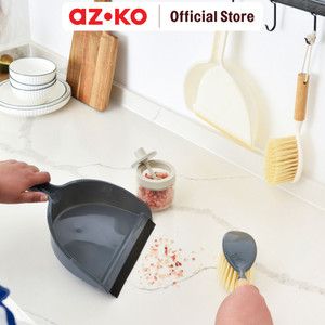 AZKO Ataru Set Sapu & Pengki Minimalist - Krem