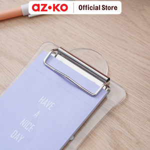 AZKO Ataru Papan Clipboard Mini - Silver