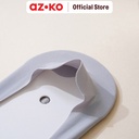 AZKO Ataru Set 2 Pasang Kaos Kaki Wanita Invisible - Abu-Abu