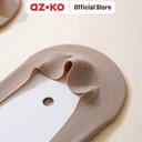 AZKO Ataru Set 2 Pasang Kaos Kaki Wanita Invisible - Cokelat