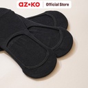AZKO Ataru Set 3 Pasang Kaos Kaki Pria Invisible - Hitam
