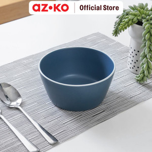 AZKO Kris Mangkuk Keramik - Biru Navy Matte