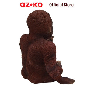AZKO Kris Garden Patung Taman Sitting Orang Utan