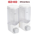 AZKO Krisbow 370 Ml Set 2 Pcs Dispenser Sabun Cair - Putih