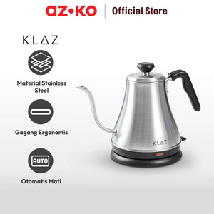 AZKO Klaz 800 Ml Teko Listrik Gooseneck - Hitam