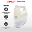 AZKO Kris Hand Mixer 400 Watt Pengaduk Pengocok Adonan Tangan Peralatan Masak Perlengkapan Dapur