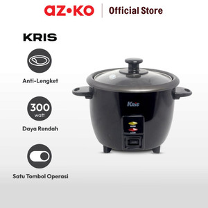 AZKO Kris 600 ml Rice Cooker Rc-3 - Hitam