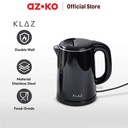 AZKO Klaz 1 Ltr Teko Listrik Double Wall - Hitam