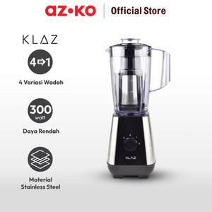 AZKO Klaz Blender 4 In 1 Mesin Pembuat Jus Juice Maker Food Grade Penghalus Makanan Perlengkapan Dapur