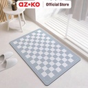 AZKO Forhom 60x40 Cm Keset Kamar Mandi Diatomite Anti Slip - Biru