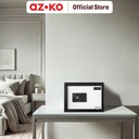 AZKO Krisbow 23X17X17 cm Brankas Besi 17Ck 1/3 mm - Putih