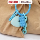 AZKO Ataru Gantungan Kunci Dengan Silicone Heart