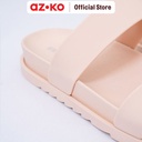 AZKO Ataru Ukuran 41 Sandal Wanita Double Stripe - Pink Nude