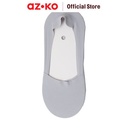 AZKO Ataru Set 2 Pasang Kaos Kaki Wanita Invisible - Abu-Abu