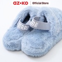 AZKO Ataru Ukuran 40/41 Sandal Wanita Fur - Biru