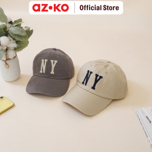 AZKO Ataru Topi Baseball Ny - Abu-Abu