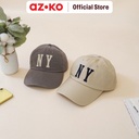 AZKO Ataru Topi Baseball Ny - Abu-Abu