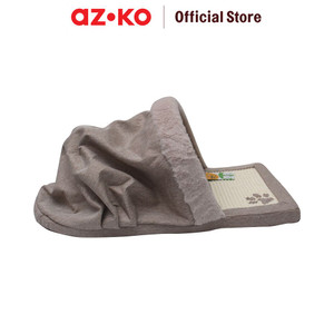 AZKO Paws N Tail Tempat Tidur Hewan Slipper - Krem Beige