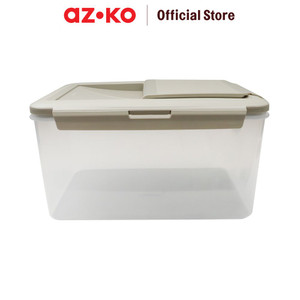 AZKO Komax 10 kg Tempat Beras Rice Container Kotak Beras Bpa Free Wadah Penyimpanan Beras Perlengkapan Dapur