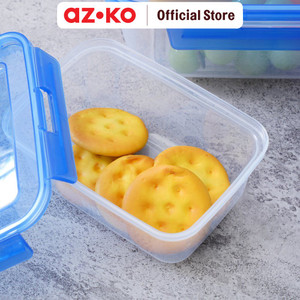 AZKO Komax Set 3 Pcs Wadah Makanan Rectangular