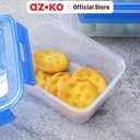 AZKO Komax Set 3 Pcs Wadah Makanan Rectangular