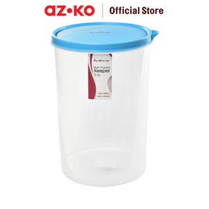 AZKO Krishome 5.5 Ltr Tempat Makan Round - Biru