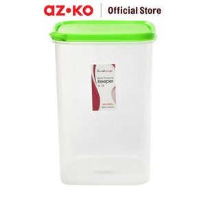 AZKO Krishome 6.7 Ltr Tempat Makan Square - Hijau