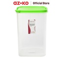 AZKO Krishome 6.7 Ltr Tempat Makan Square - Hijau