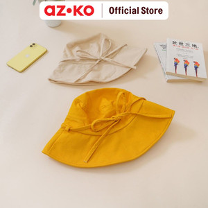 AZKO Ataru Topi Bucket Dengan Thin Strap - Kuning
