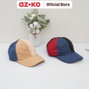 AZKO Ataru Topi Baseball Color Block - Putih/Biru