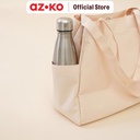 AZKO Ataru Tote Bag Canvas Extendable - Krem
