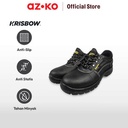 AZKO Krisbow Ukuran 39 Argon Sepatu Pengaman 4 Inci - Hitam