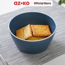 AZKO Kris Mangkuk Keramik - Biru Navy Matte