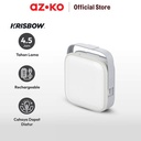 AZKO Krisbow Lampu Darurat Square - Putih/Abu-Abu